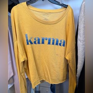 Crop sweater